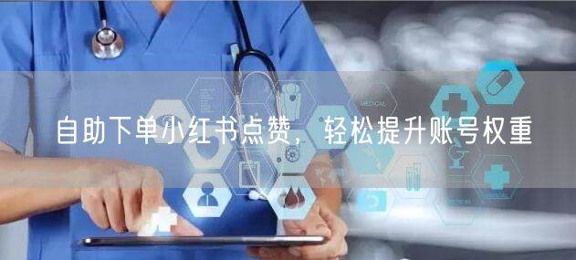 自助下单小红书点赞，轻松提升账号权重