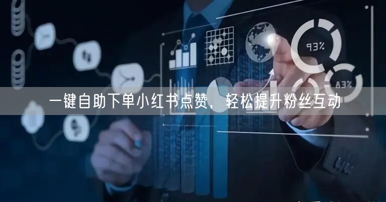 一键自助下单小红书点赞，轻松提升粉丝互动