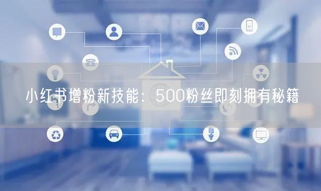 小红书增粉新技能：500粉丝即刻拥有秘籍