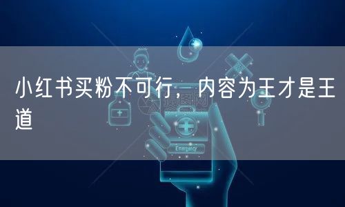 小红书买粉不可行，内容为王才是王道